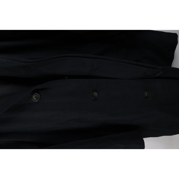 Vintage 90s Ralph Lauren Mens 38S Faded Microfiber Button Trench Coat Jacket - Picture 11 of 16